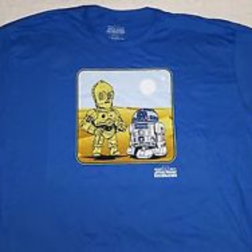 R2 D2 & C3P0 Star Wars Celebration Exclusive shirt